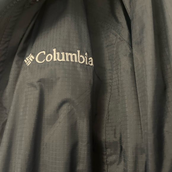 🖤 Black Columbia Rain Jacket, Size Small - Picture 3 of 9